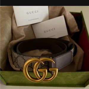 Gucci belt a slim belt with our signature Double G buckle.
